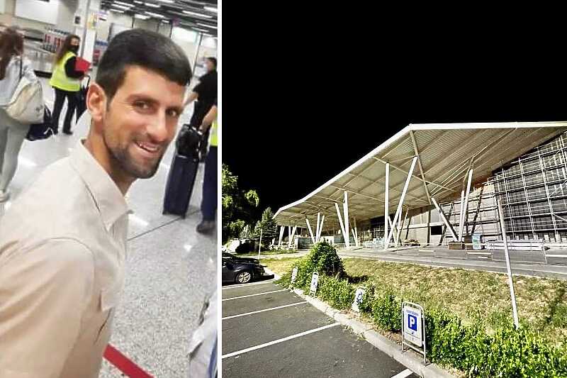STIGAO: Đoković je juče sleteo na aerodrom u komšiluku i evo šta je prvo posetio!