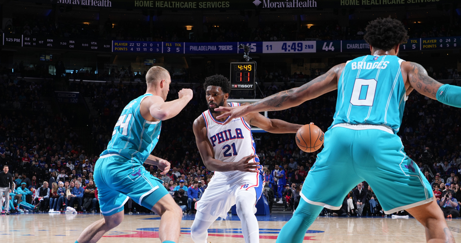 NBA: Brutalna partija Embida u ubedljivom trijumfu Siksersa protiv Hornetsa!