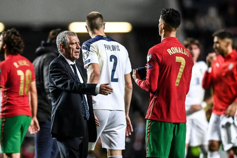 TRENER PORTUGALA SANTOŠ: Nismo ovde da pričamo o Ronaldu, ne igra Mančester već Portugal! santos ronaldo