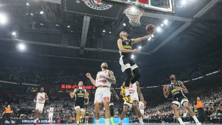 STOTKA U ARENI: Partizan ubedljivo savladao Monako u neverovatnoj atmosferi!