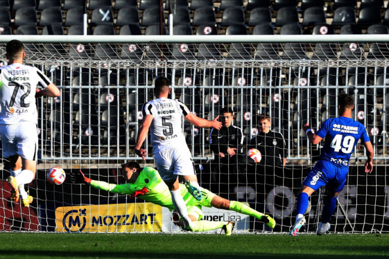 POLUVREME: Radnik vodi sa dva gola prednosti, Partizan pogađao stative!