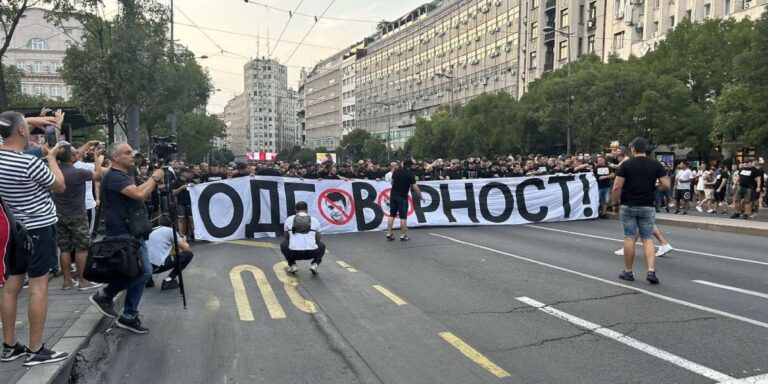 Protest „Grobara“ u Beogradu, tu je i Duško Vujošević!