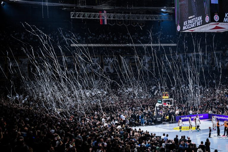 NEVOLJA ZA CRNO-BELE: Evo zbog čega je Evroliga ponovo kaznila Partizan! grobari arena