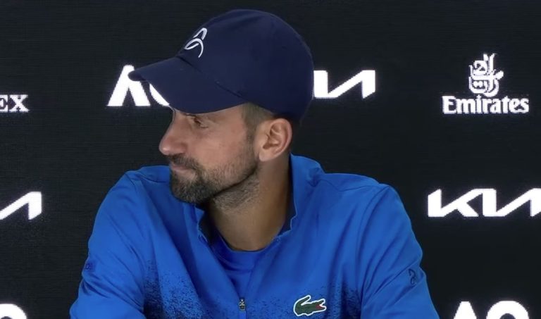 Novak Đoković nakon predaje meča!