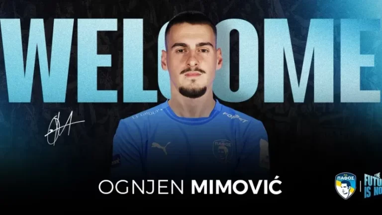 Ognjen Mimović stigao u Pafos!